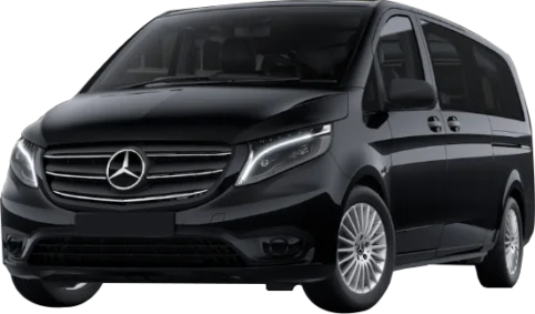 Van Mercedes haut de gamme utilisé pour les transferts taxi à Biarritz